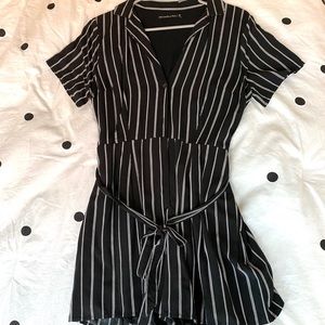 Pinstripe Romper